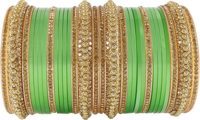 Zulka Get Your Traditions Plastic Bangle Set(Pack of 30)