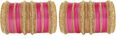 Zulka Get Your Traditions Plastic Bangle Set(Pack of 60)