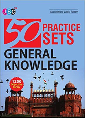 50 Practices Sets General Knowledge 1250 Objective MCQs(English, Paperback, JBC Editorial Board)