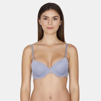 Rosaline By Zivame Women Push-up Lightly Padded Bra(Grey)