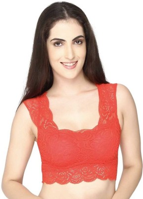 Mysha Women Bralette Lightly Padded Bra(Red)