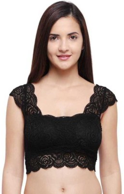 Mysha Women Bralette Lightly Padded Bra(Black)