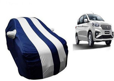 Frap Car Cover For Maruti Suzuki Ertiga (With Mirror Pockets)(White, Blue, For 2018 Models)