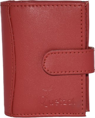 Quetzal 20 Card Holder(Set of 1, Red)