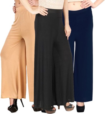 Pixie Slim Fit Women Dark Blue, Black, Beige Trousers