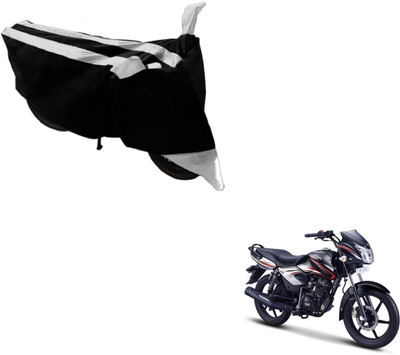MOCKHE Two Wheeler Cover for TVS(Pheonix, Black, Silver)