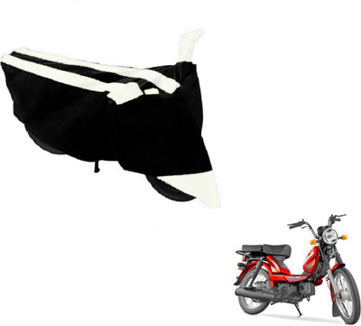 Flipkart SmartBuy Two Wheeler Cover for TVS(Heavy Duty Super XL, Black, White)