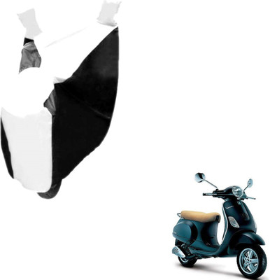 Auto Hub Two Wheeler Cover for Universal For Bike(Piaggio Vespa, Black, White)