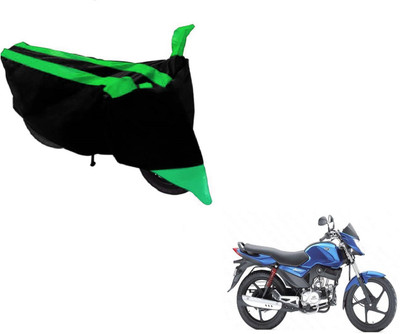 Flipkart SmartBuy Two Wheeler Cover for Mahindra(Stallio, Black, Green)