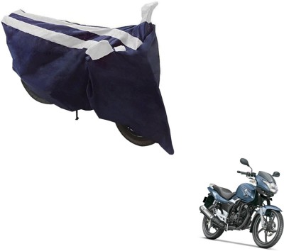 NIKS Two Wheeler Cover for Suzuki(GS 150R, Black, Silver)