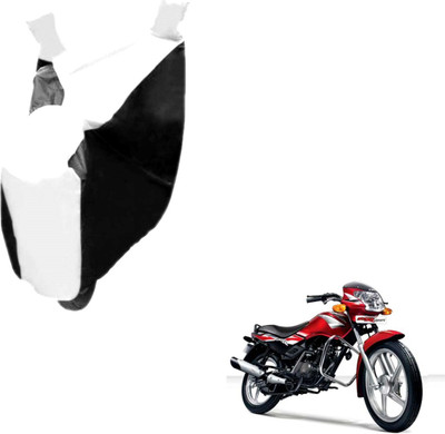 Auto Hub Two Wheeler Cover for TVS(Star Sport, Black, White)
