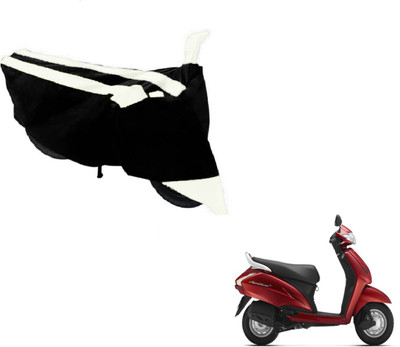Flipkart SmartBuy Two Wheeler Cover for Honda(Activa 125, Black, White)