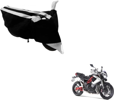 MOCKHE Two Wheeler Cover for DSK Benelli(TNT R, Black, Silver)