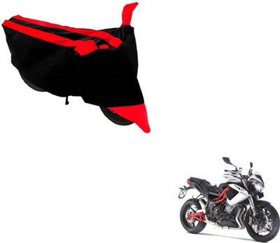 MOCKHE Two Wheeler Cover for DSK Benelli(TNT R, Black, Red)