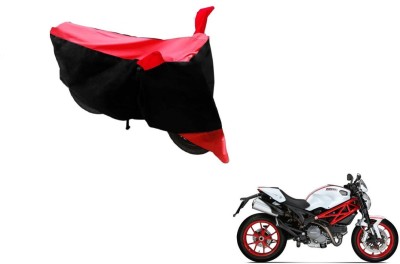 MOCKHE Two Wheeler Cover for Ducati(Monster 796 S2R, Black, Red)