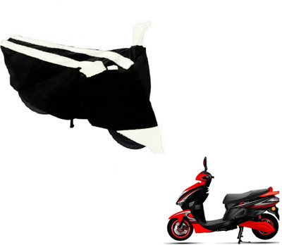Flipkart SmartBuy Two Wheeler Cover for Kinetic(Nova, Black, White)