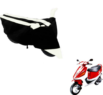 NIKS Two Wheeler Cover for Kinetic(Black, White)