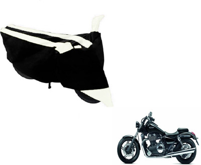 NIKS Two Wheeler Cover for Triumph(Black, White)