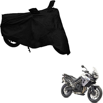 InayaAutoMotive Two Wheeler Cover for Triumph(Tiger 800 XR, Black)