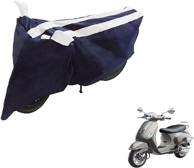 Auto Hub Two Wheeler Cover for Universal For Bike(Vespa VXL, Black, White)