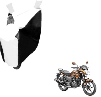 Auto Hub Two Wheeler Cover for Hero(Hunk, Black, White)