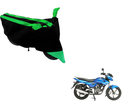 Flipkart SmartBuy Two Wheeler Cover for Bajaj(Black, Green)