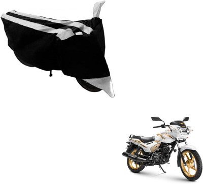 Amanzo Two Wheeler Cover for TVS(Star City, Black, Silver)