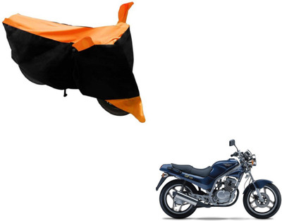 MOCKHE Two Wheeler Cover for Hyosung(Black, Orange)