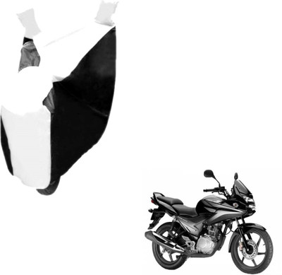 MOCKHE Two Wheeler Cover for Honda(CBF, Black, White)