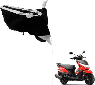 NIKS Two Wheeler Cover for Yamaha(Ray, Black, Silver)