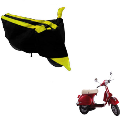 Flipkart SmartBuy Two Wheeler Cover for LML(Star Euro, Black, Yellow)
