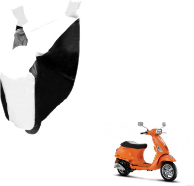 MOCKHE Two Wheeler Cover for Universal For Bike(Vespa SXL, Black, White)