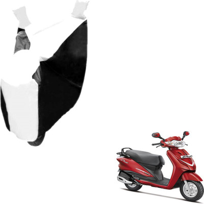 Auto Hub Two Wheeler Cover for Hero(Duet, Black, White)