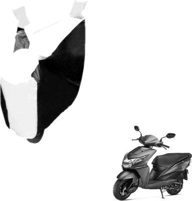 Auto Hub Two Wheeler Cover for Honda(Dio, Black, White)
