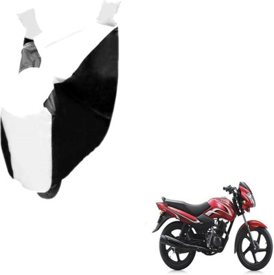 Auto Hub Two Wheeler Cover for TVS(Sport, Black, White)
