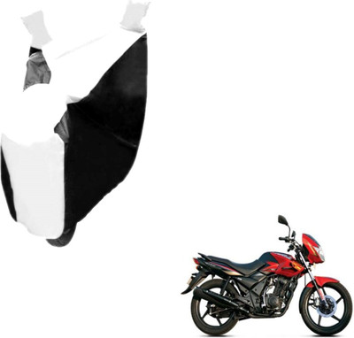 Auto Hub Two Wheeler Cover for TVS(Flame, Black, White)