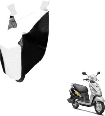 Auto Hub Two Wheeler Cover for Suzuki(Swish, Black, White)