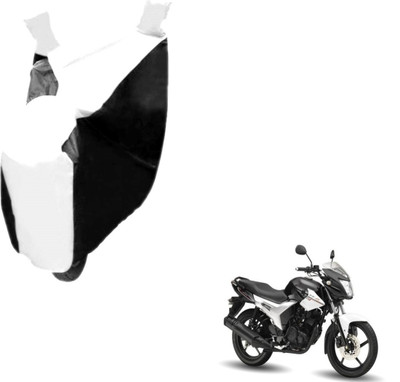Auto Hub Two Wheeler Cover for Yamaha(SZ R, Black, White)
