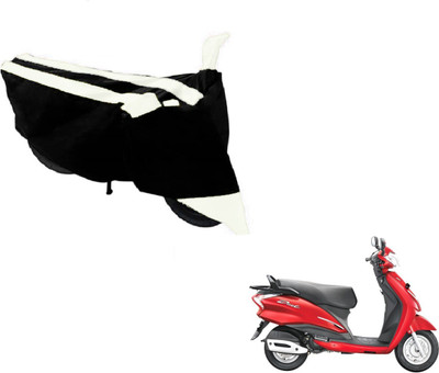 Flipkart SmartBuy Two Wheeler Cover for Hero(Moto Corp Duet, Black, White)