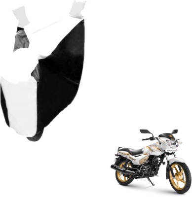 NIKS Two Wheeler Cover for TVS(Star City, Black, White)