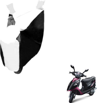 NIKS Two Wheeler Cover for TVS(Streek, Black, White)
