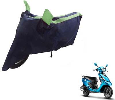 Auto Hub Two Wheeler Cover for TVS(Zest, Black, Green)