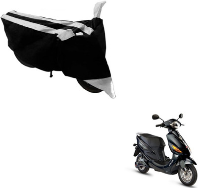 NIKS Two Wheeler Cover for Hero(Electric Cruz, Black, Silver)