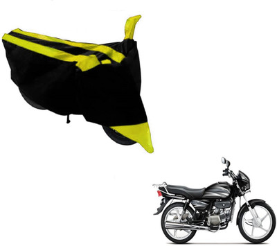 Flipkart SmartBuy Two Wheeler Cover for Hero(Splendor Plus, Black, Yellow)