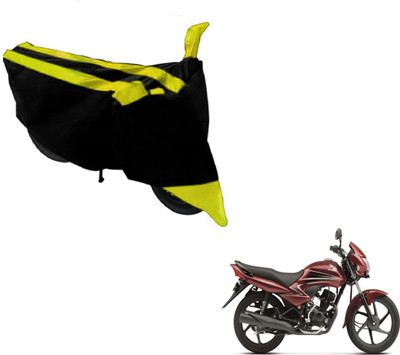 Flipkart SmartBuy Two Wheeler Cover for Honda(Dream Yuga, Black, Yellow)