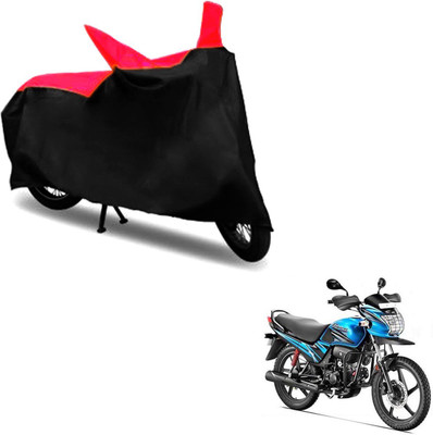 InayaAutoMotive Two Wheeler Cover for Hero(Passion Pro TR, Black, Red)