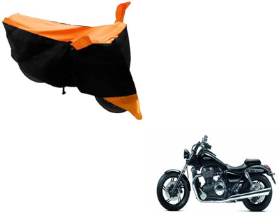 MOCKHE Two Wheeler Cover for Triumph(Black, Orange)