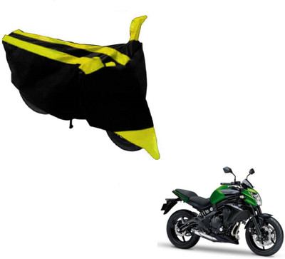 Flipkart SmartBuy Two Wheeler Cover for Kawasaki(Z250, Black, Yellow)