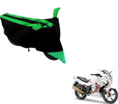 NIKS Two Wheeler Cover for Hero(Karizma ZMR, Black, Green)