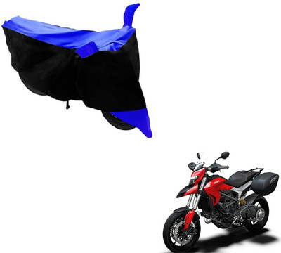 MOCKHE Two Wheeler Cover for Ducati(Hyperstrada, Black, Blue)
